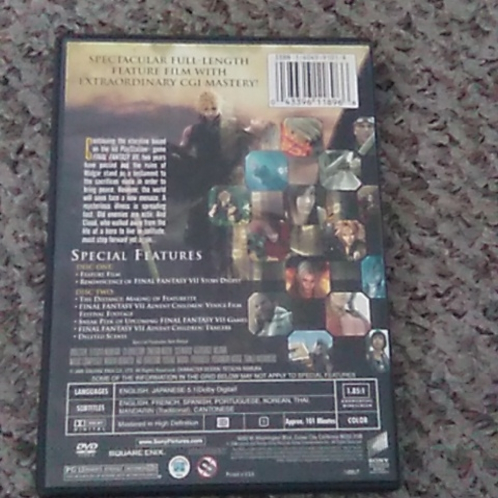 Final Fantasy 7 Advent Children DVD - Picture 3 of 6